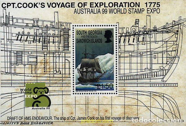 Sellos: 86970 MNH GEORGIA SUR Y SANDWICH SUR 1999 AUSTRALIA 99. EXPOSICION FILATELICA INTERNACIONAL