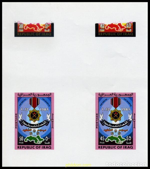 Stamps: 216413 MNH IRAQ 1981 DIA DE LOS MARTIRES