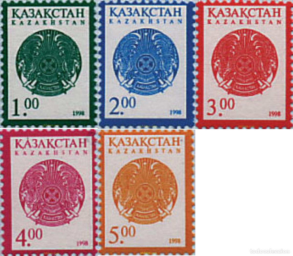 Sellos: 66970 MNH KAZAJSTAN 1998 SERIE BASICA