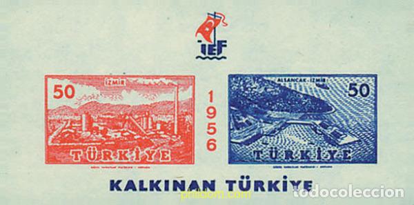 Sellos: 59341 MNH TURQUIA 1956 FERIA DE IZMIR