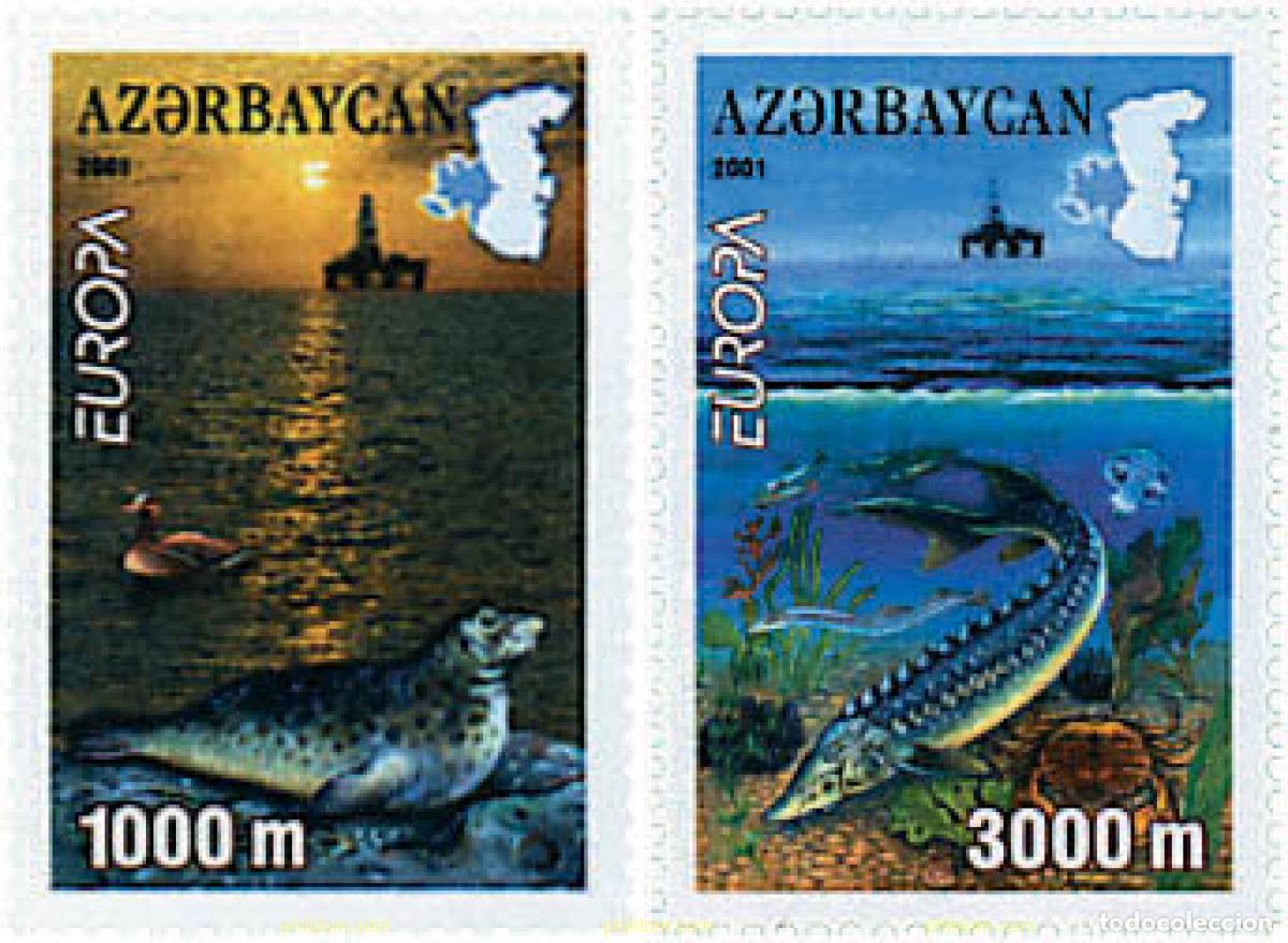 Sellos: 77061 MNH AZERBAIYAN 2001 EUROPA CEPT. CONSTRUCCION EUROPEA