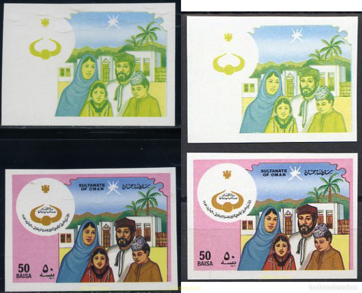 Sellos: 220413 MNH OMAN 1987 2 SEMANA DE LOS ESTADOS DEL GOLFO PARA LAS OBRAS SOCIALES