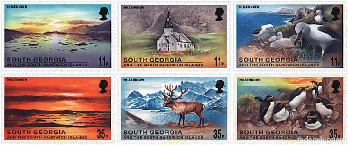 Sellos: 73713 MNH GEORGIA SUR Y SANDWICH SUR 1999 MILENIO