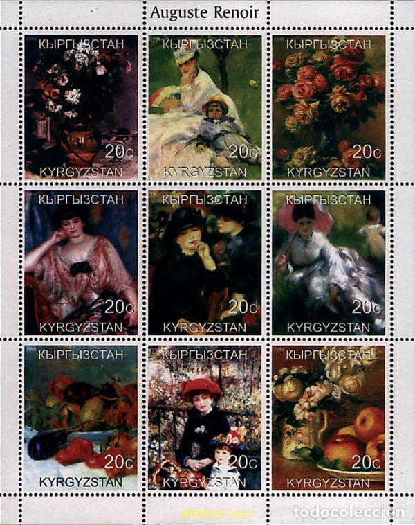 Sellos: 277498 MNH KIRGUIZISTAN 1999 AUGUSTE RENOIR