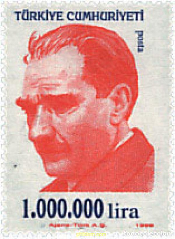 Sellos: 349379 MNH TURQUIA 1999 KEMAL ATAT&Uuml;RK