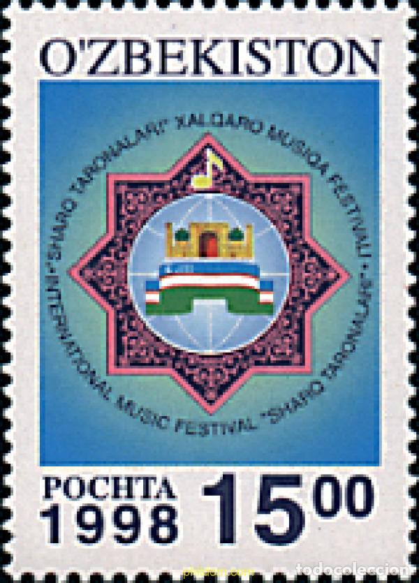 Sellos: 69049 MNH UZBEKISTAN 1998 FESTIVAL DE MUSICA