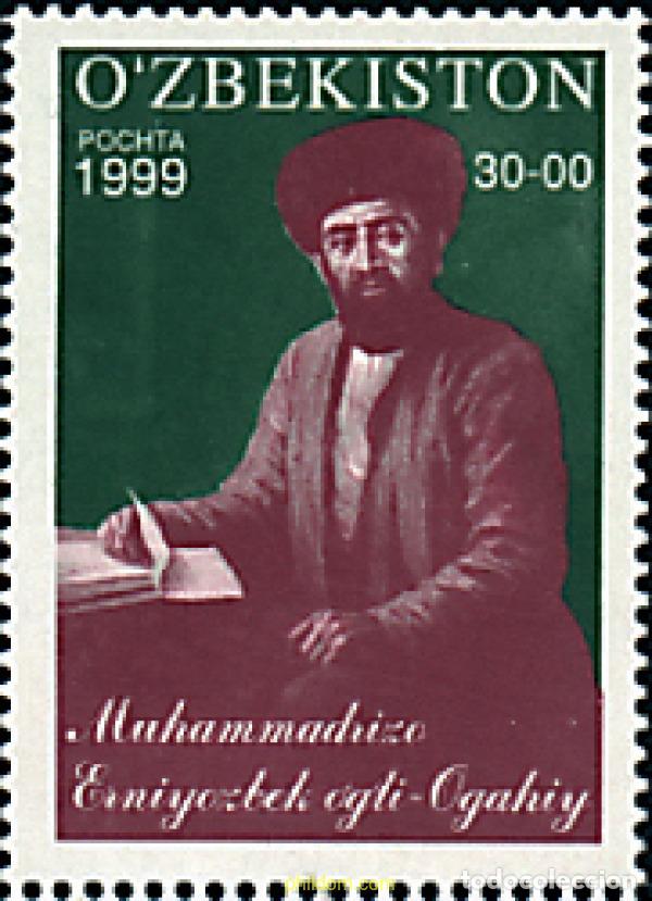 Sellos: 80410 MNH UZBEKISTAN 1999 HOMENAJE A M. OGAHI