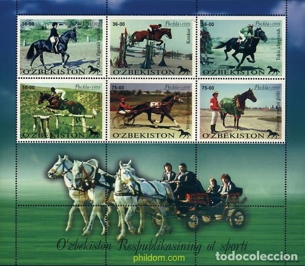 Sellos: 225701 MNH UZBEKISTAN 2000 CABALLOS