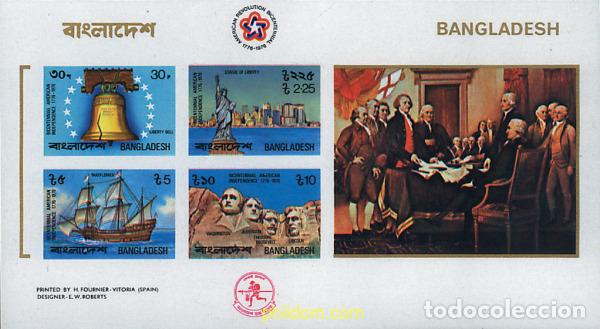 Sellos: 14908 MNH BANGLADESH 1976 BICENTENARIO DE LA INDEPENDENCIA DE LOS ESTADOS UNIDOS