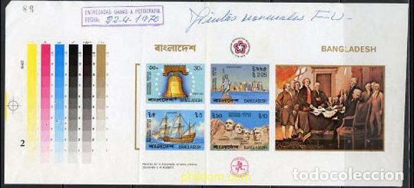 Sellos: 177981 MNH BANGLADESH 1976 BICENTENARIO DE LA INDEPENDENCIA DE LOS ESTADOS UNIDOS