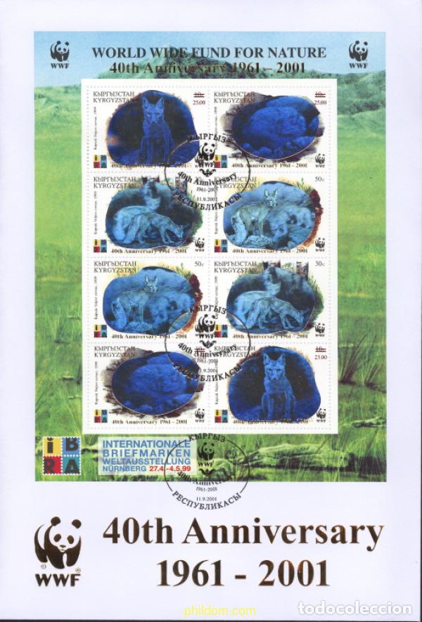 Sellos: 12776 MNH KIRGUIZISTAN 1999 40 ANIVERSARIO DE LA WWF 1961-2001