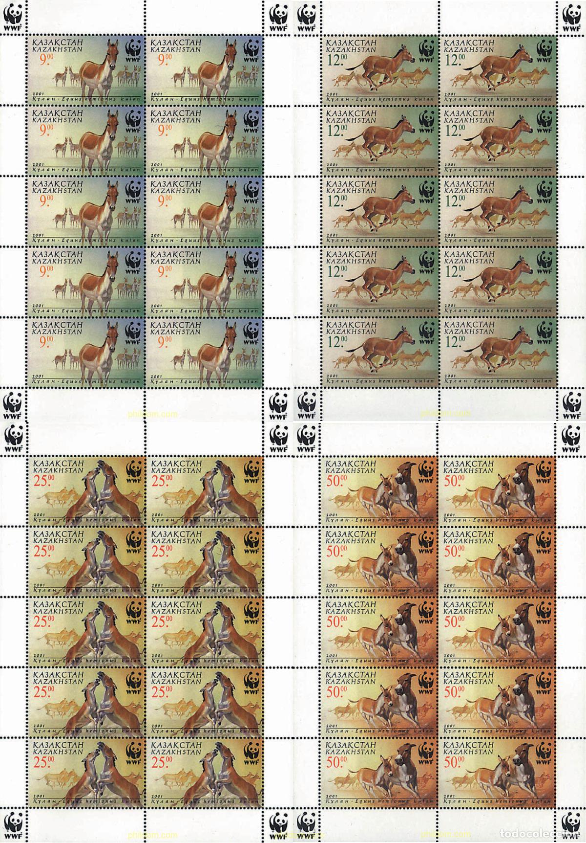 Sellos: 12827 MNH KAZAJSTAN 2001 KULAN