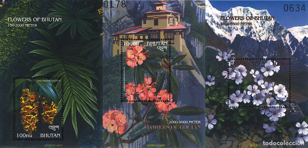 Sellos: 81447 MNH BHUTAN 2000 FLORES DE BHUTAN