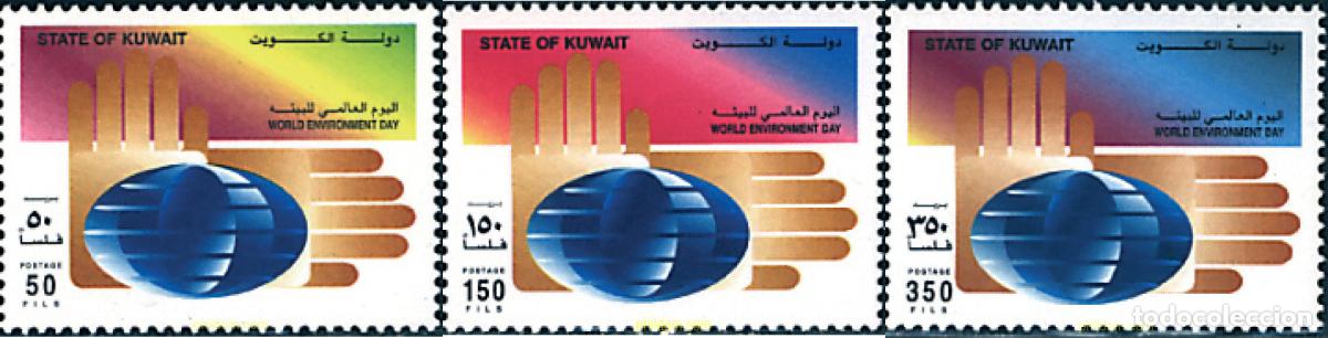 Sellos: 74538 MNH KUWAIT 2000 DIA MUNDIAL DEL MEDIO AMBIENTE