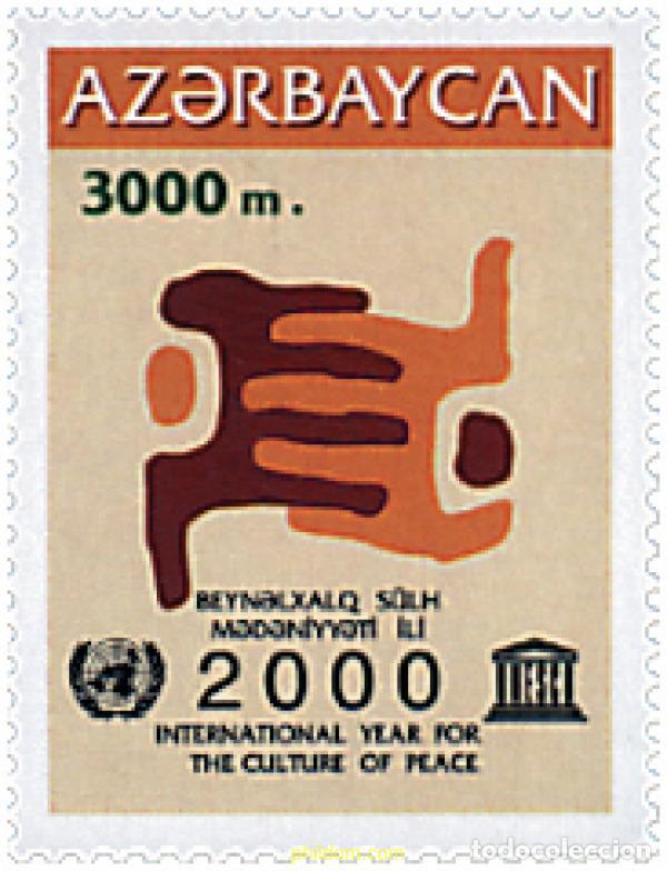Sellos: 81062 MNH AZERBAIYAN 2000 A&Ntilde;O DE LA CULTURA DE LA PAZ