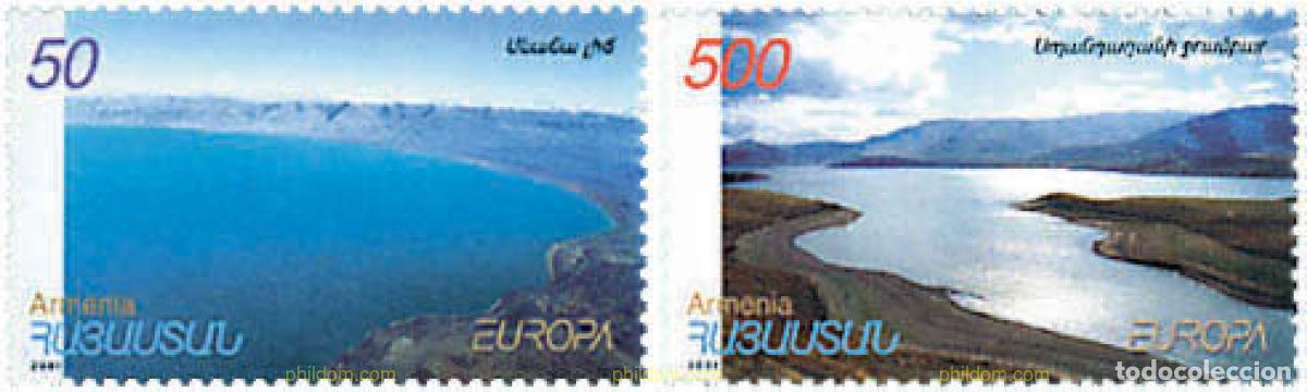 Sellos: 83301 MNH ARMENIA 2001 EUROPA CEPT. CONSTRUCCION EUROPEA