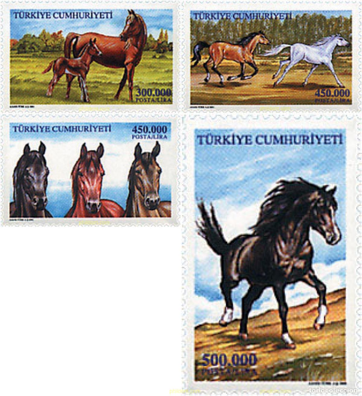 Sellos: 78258 MNH TURQUIA 2001 CABALLOS