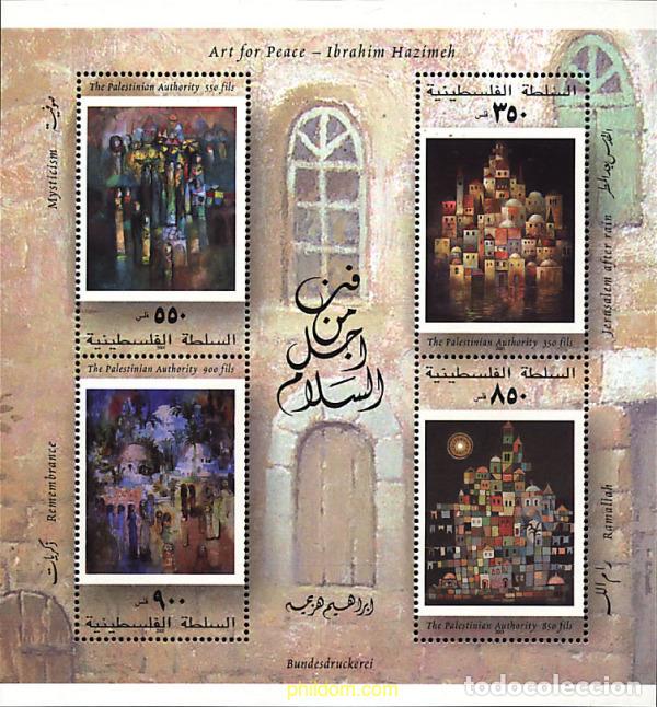 Sellos: 77679 MNH PALESTINA 2001 ARTE PARA LA PAZ