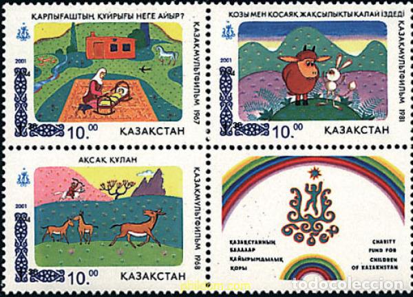 Sellos: 179782 MNH KAZAJSTAN 2001 PRO INFANCIA