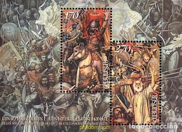 Sellos: 83299 MNH ARMENIA 2001 1550 ANIVERSARIO DE LA BATALLA DE AVARAYR