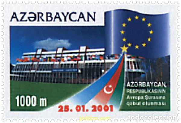 Sellos: 81063 MNH AZERBAIYAN 2001 ADMISION EN EL CONSEJO DE EUROPA
