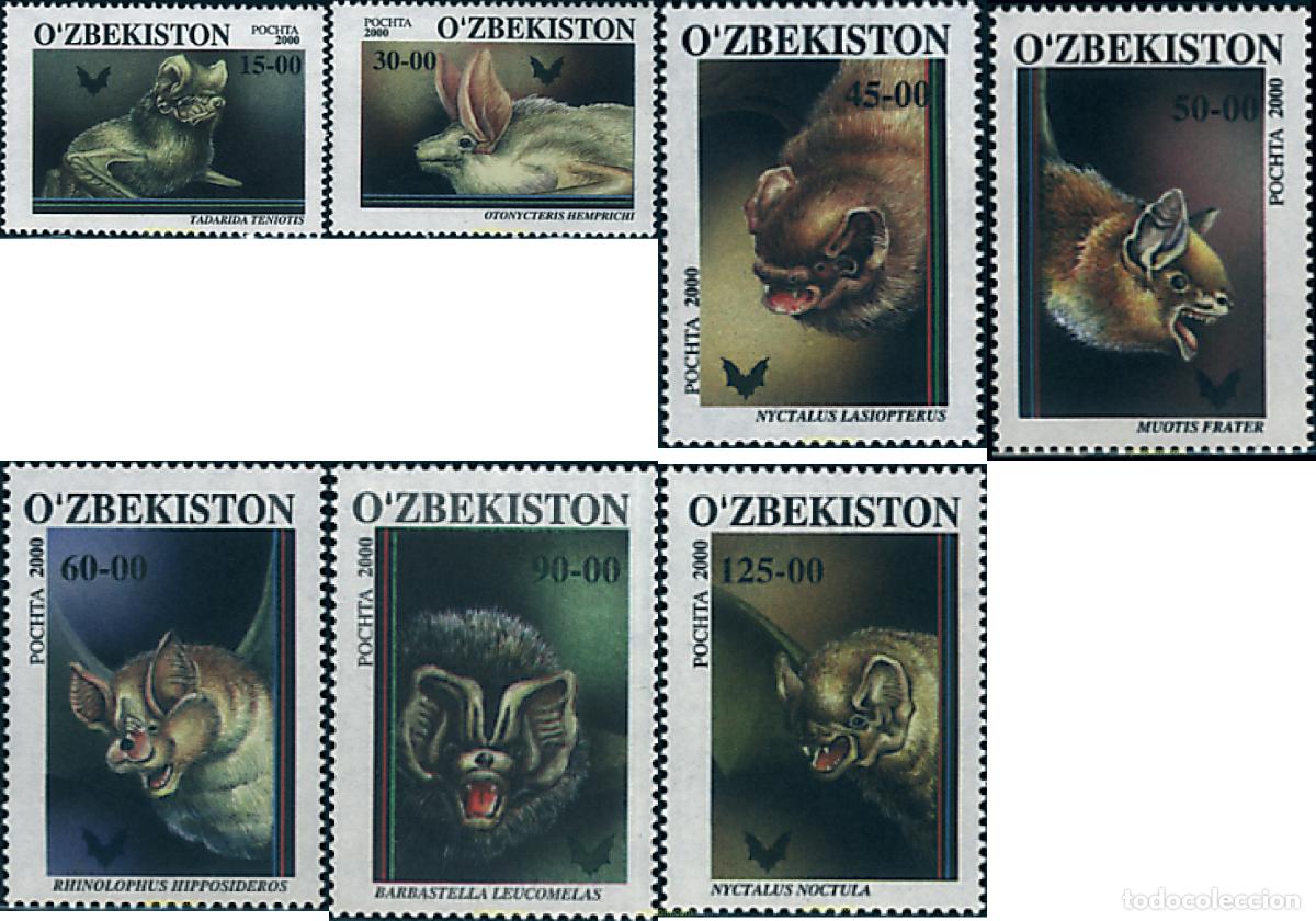 Sellos: 86202 MNH UZBEKISTAN 2001 MURCIELAGOS