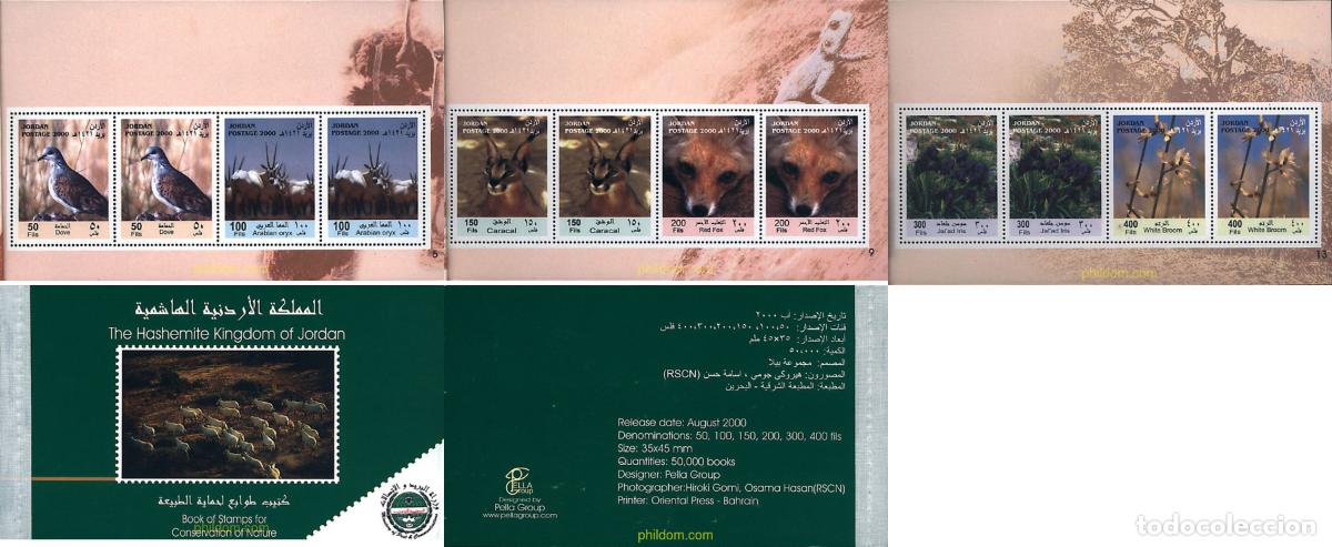 Sellos: 1936 MNH JORDANIA 2000 NATURALEZA