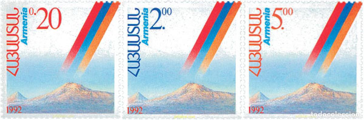 Briefmarken: 119297 MNH ARMENIA 1992 ANIVERSARIO DE LA INDEPENDENCIA DE 1918