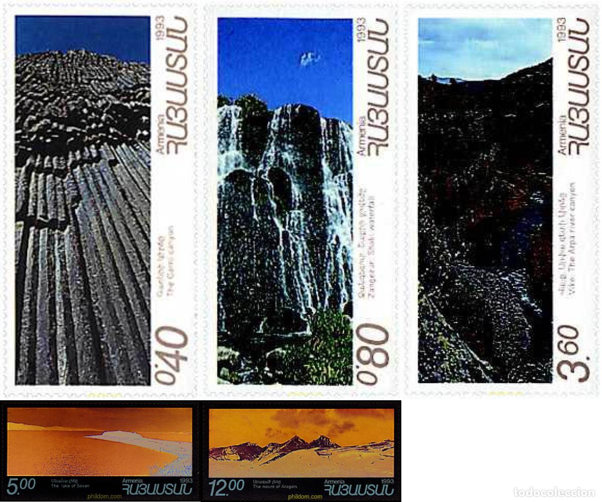 Briefmarken: 119929 MNH ARMENIA 1993 PAISAJES