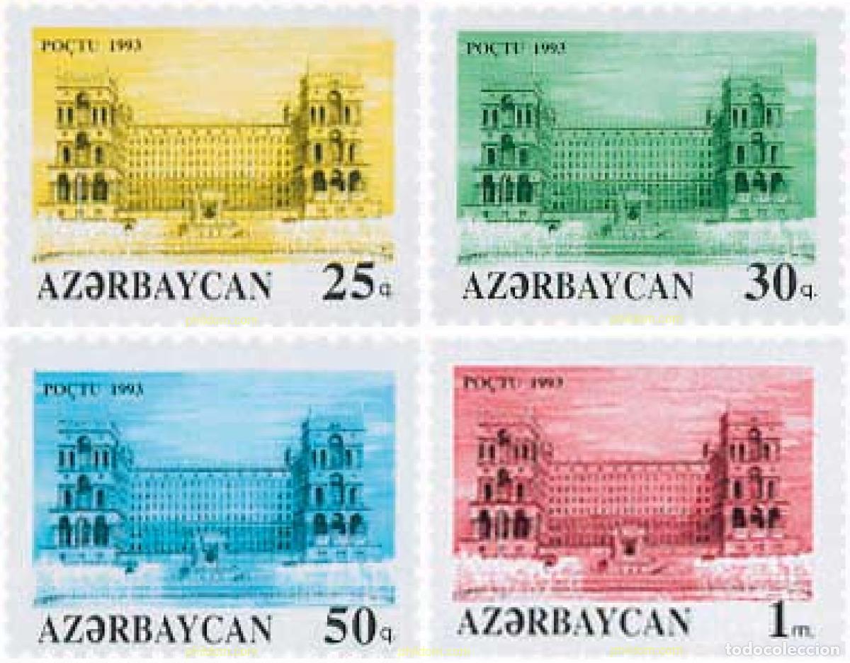 Sellos: 203475 MNH AZERBAIYAN 1993 EDIFICIO