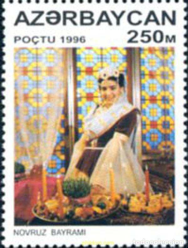 Sellos: 139348 MNH AZERBAIYAN 1996 CELEBRACION DEL NOVRUZ BAYRAMI