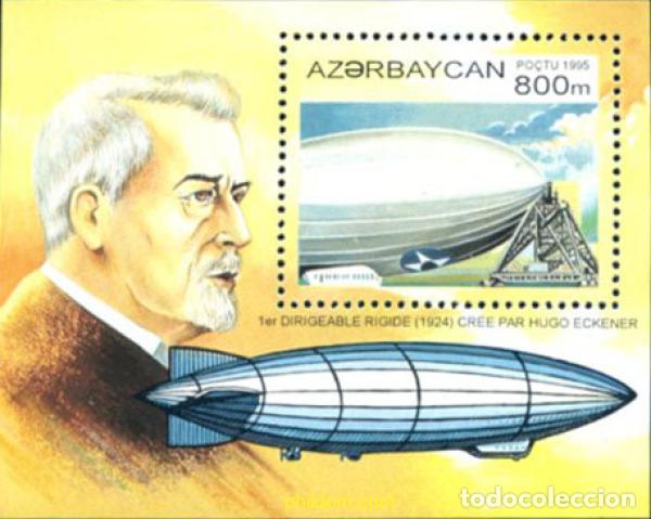 Sellos: 113071 MNH AZERBAIYAN 1995 GLOBOS Y DIRIGIBLES