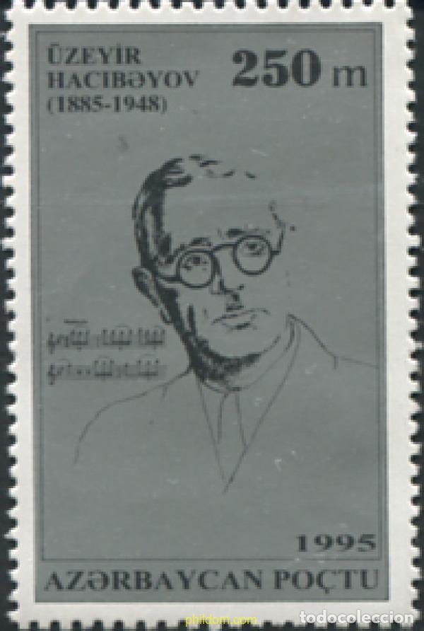 Sellos: 620582 MNH AZERBAIYAN 1995 ANIVERSARIOS DEL NACIMIENTO DE U. HACIBEYOV Y DE M. ISKENDEROV