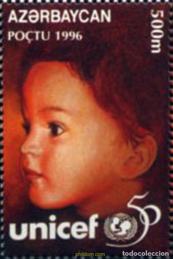 Sellos: 203491 MNH AZERBAIYAN 1996 50 ANIVERSARIO DE LA UNICEF