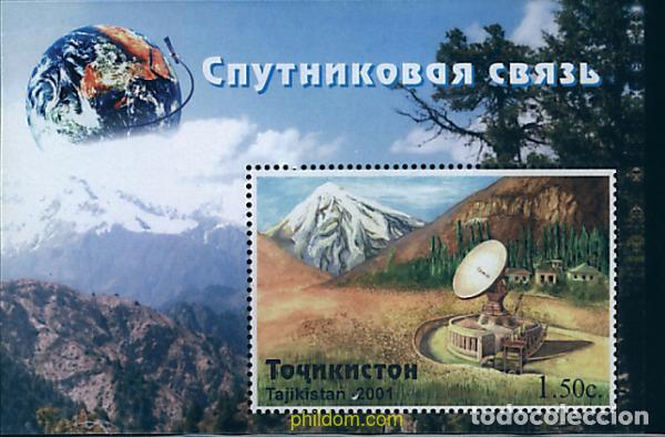 Sellos: 87208 MNH TAYIKISTAN 2001 COMUNICACIONES POR SATELITE