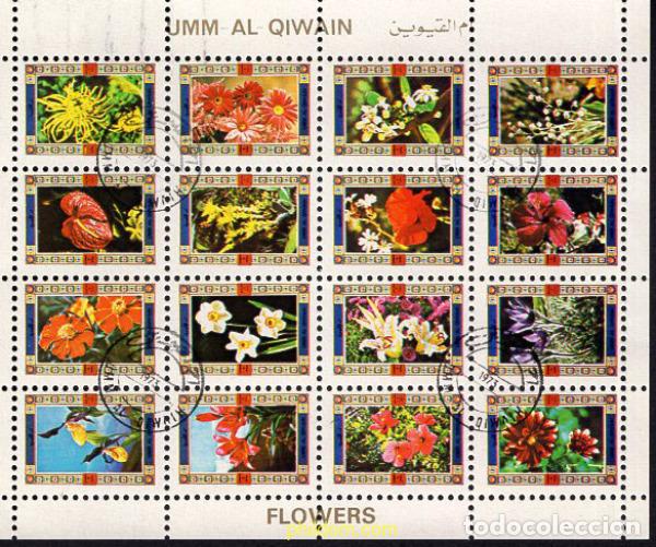 Sellos: 667045 USED UMM AL QIWAIN 1972 FLORES