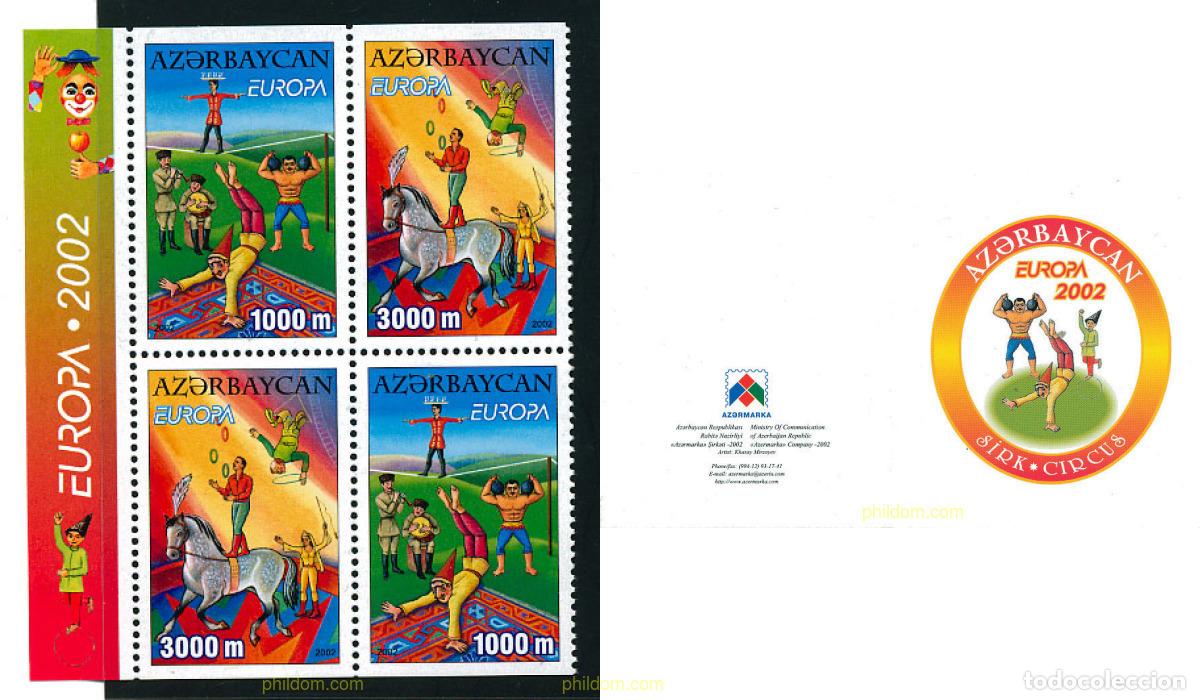 Sellos: 1752 MNH AZERBAIYAN 2002 EUROPA CEPT. GRANDES DESCUBRIMIENTOS