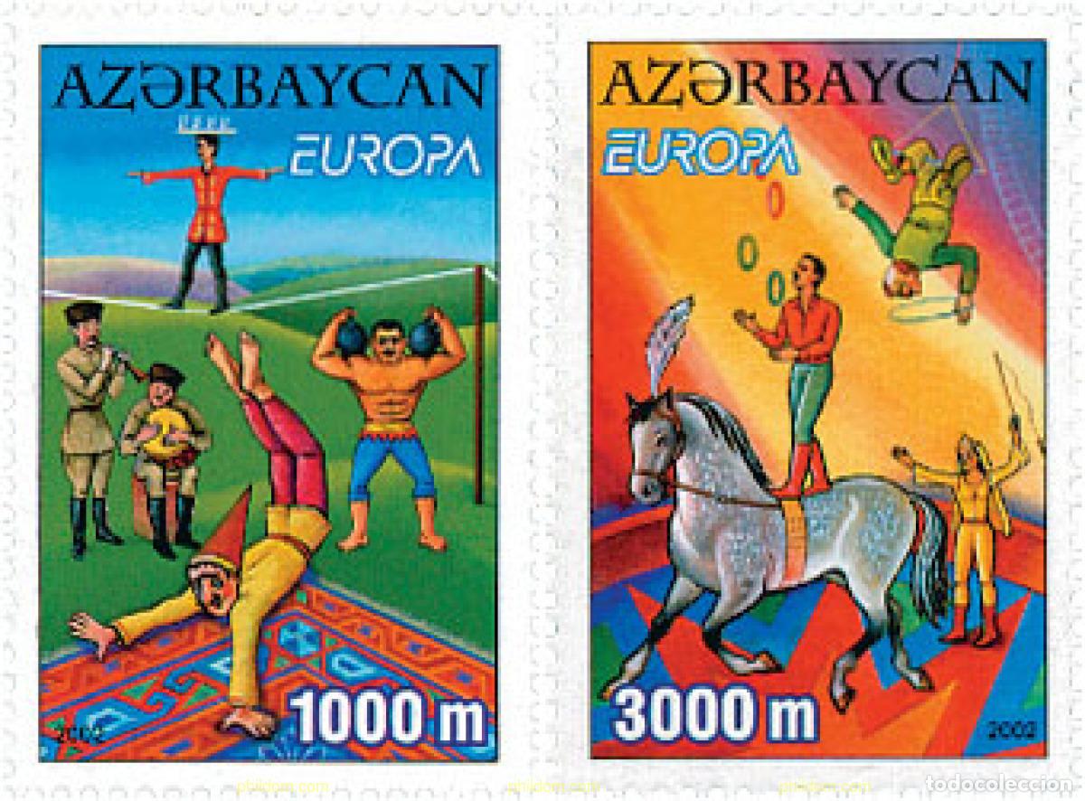 Sellos: 97847 MNH AZERBAIYAN 2002 EUROPA CEPT. GRANDES DESCUBRIMIENTOS