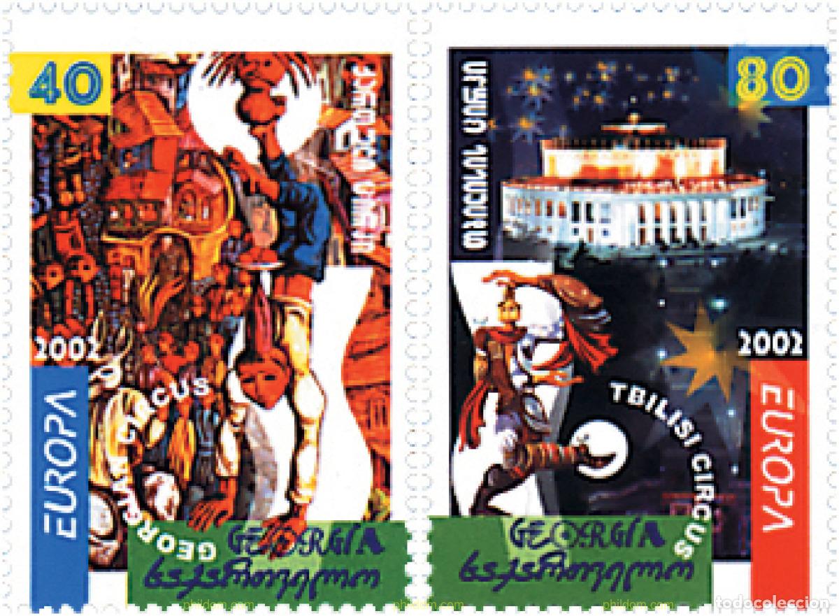 Sellos: 97848 MNH GEORGIA 2002 EUROPA CEPT 2002 - EL CIRCO