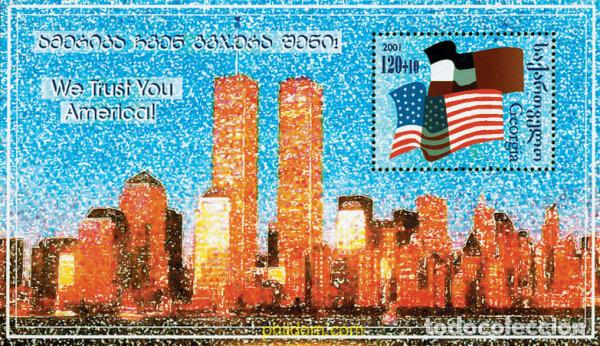 Selos: 98608 MNH GEORGIA 2001 SOLIDARIDAD CON ESTADOS UNIDOS