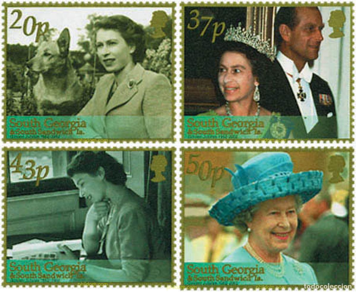 Stamps: 98722 MNH GEORGIA SUR Y SANDWICH SUR 2002 50 ANIVERSARIO DEL ACCESO AL TRONO DE ISABEL II
