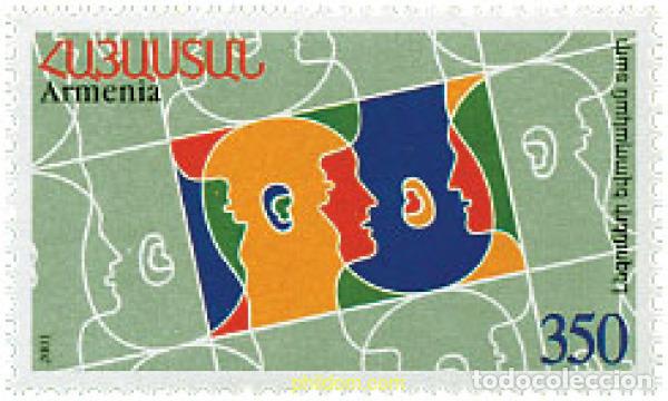 Sellos: 100100 MNH ARMENIA 2001 A&Ntilde;O EUROPEO DE LOS LENGUAJES