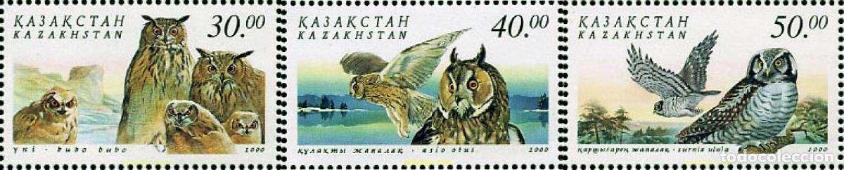 Sellos: 100562 MNH KAZAJSTAN 2001 BUHOS