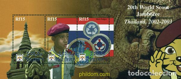 Sellos: 277561 MNH MALDIVAS 2002 20 JAMBOREE EN TAILANDIA