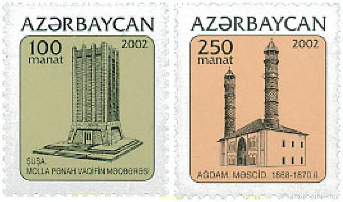 Sellos: 101996 MNH AZERBAIYAN 2002 CIUDADES DE ALTO KARABAKH