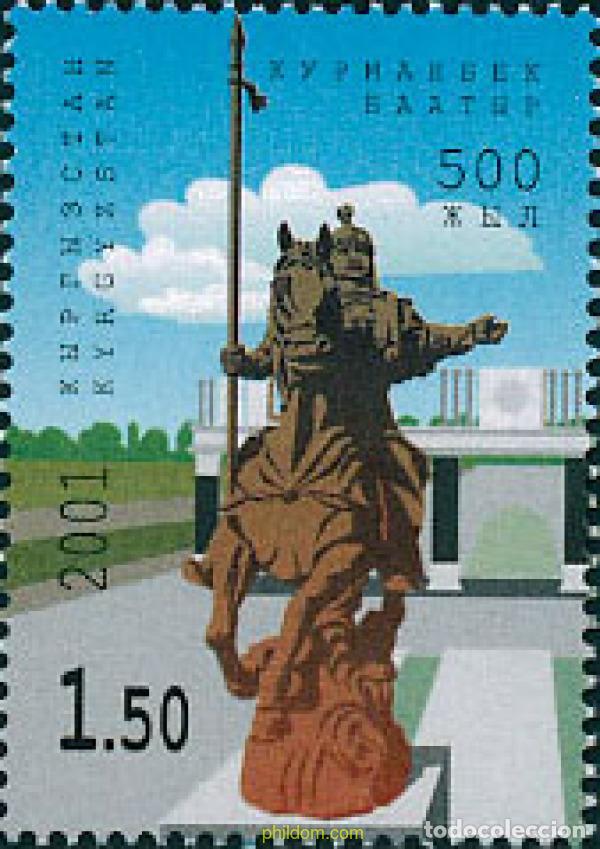 Sellos: 102028 MNH KIRGUIZISTAN 2001 500 ANIVERSARIO DEL NACIMIENTO DE KURMANBEK BAATYR