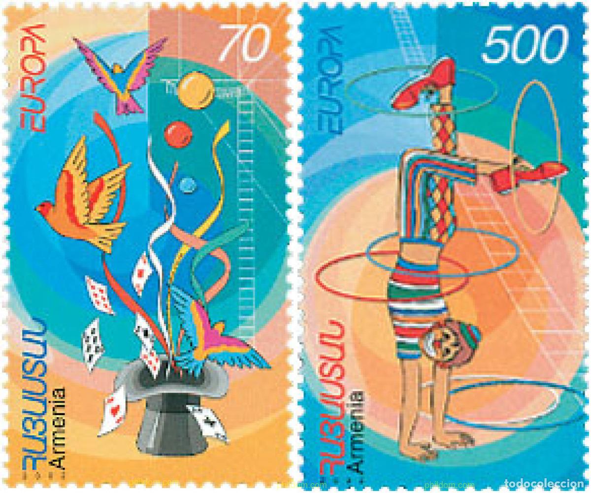 Sellos: 102474 MNH ARMENIA 2002 EUROPA CEPT. JUEGOS INFANTILES
