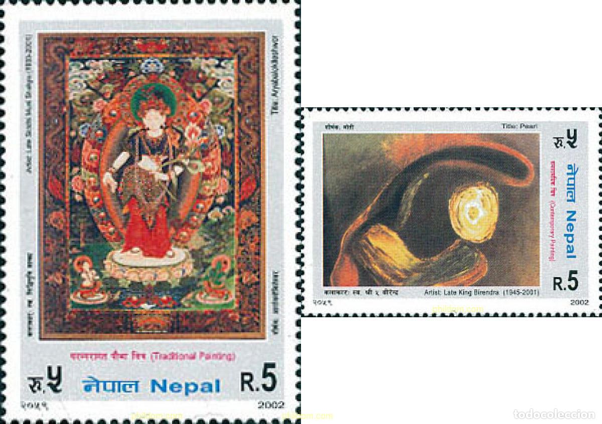 Sellos: 103493 MNH NEPAL 2002 PINTURAS