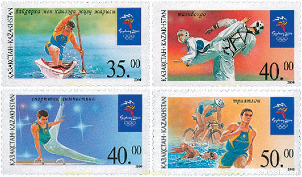 Sellos: 103678 MNH KAZAJSTAN 2000 27 JUEGOS OLIMPICOS VERANO SYDNEY 2000