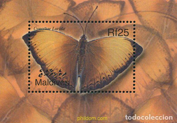 Sellos: 103999 MNH MALDIVAS 2002 LA PRECIOSA MARIPOSA